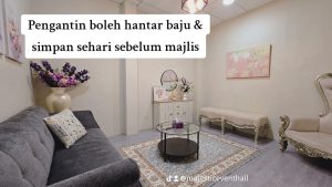 Kemudahan salin pakaian yg selesa